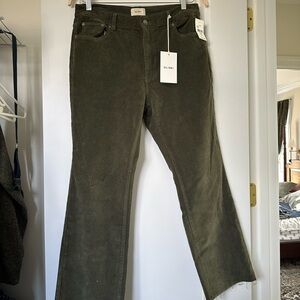 DL1961 Forest Green Corduroy Trousers
